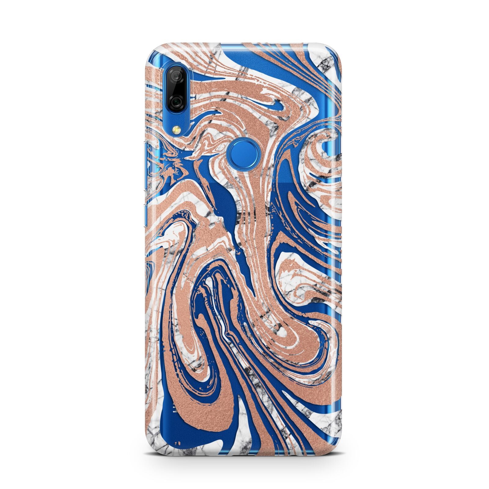 Gold And White Marble Huawei P Smart Z