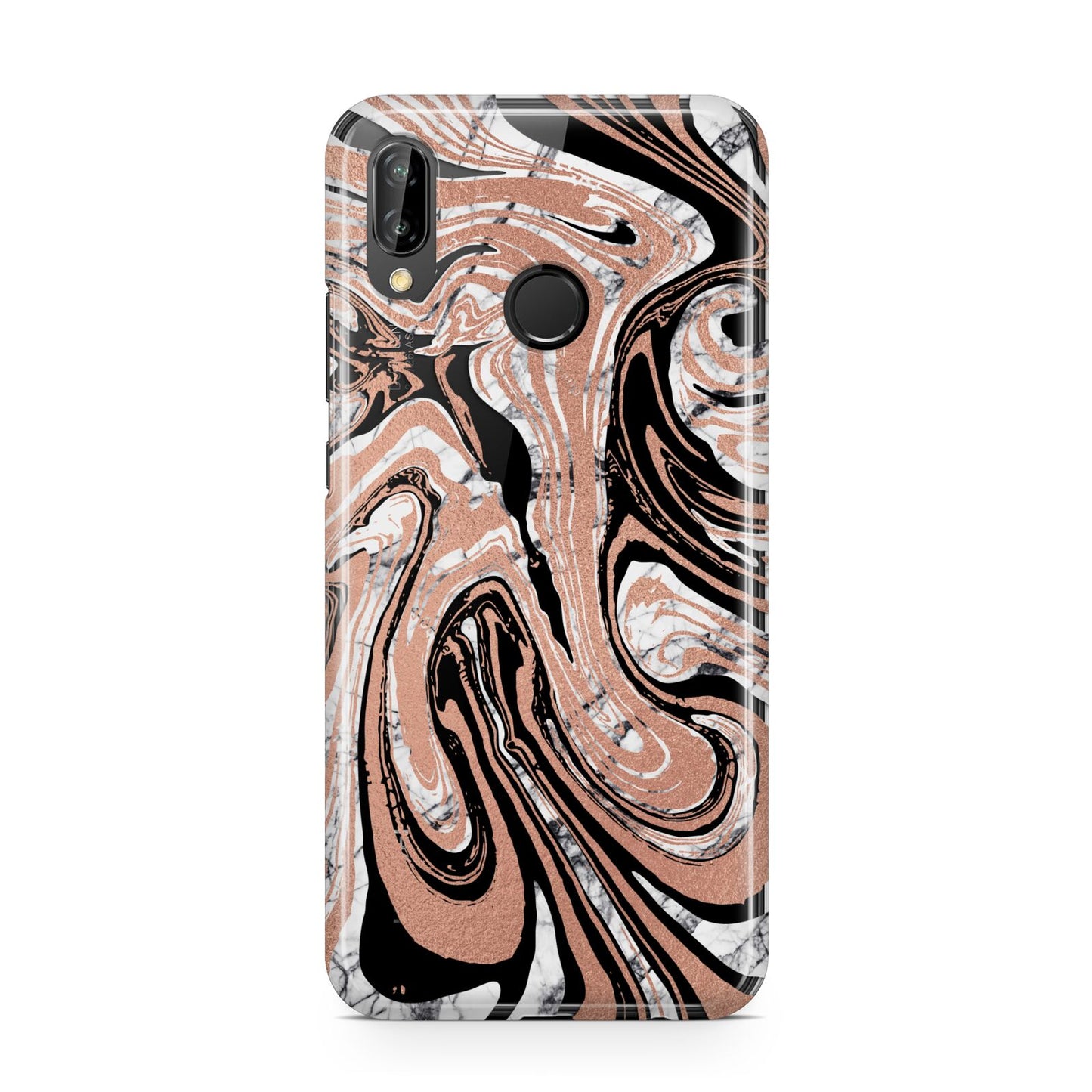 Gold And White Marble Huawei P20 Lite Phone Case