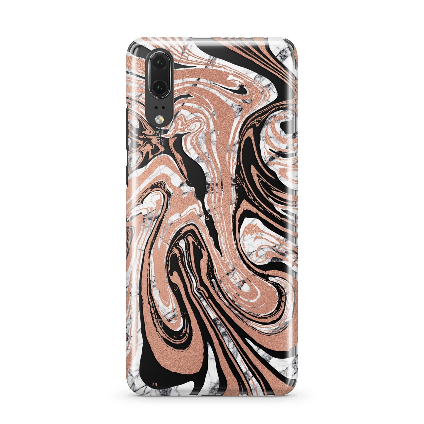 Gold And White Marble Huawei P20 Phone Case