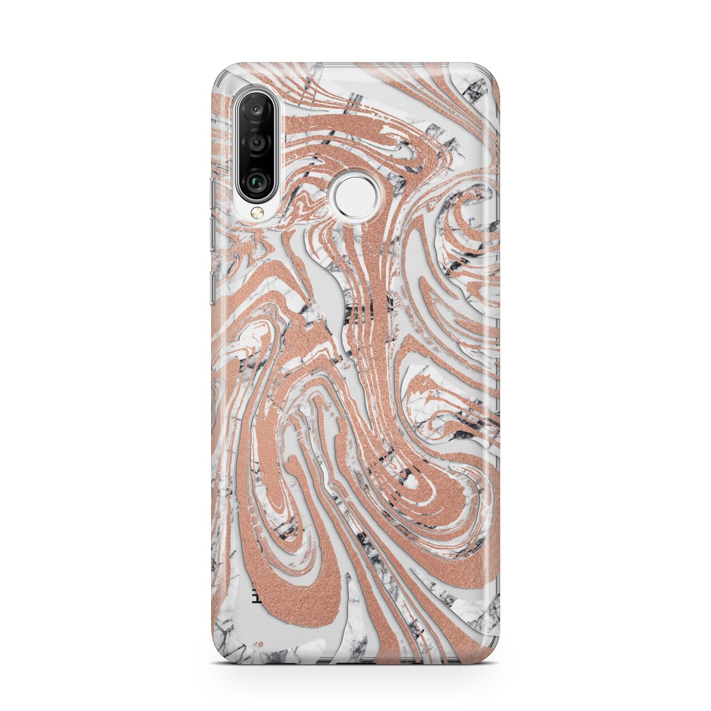 Gold And White Marble Huawei P30 Lite Phone Case