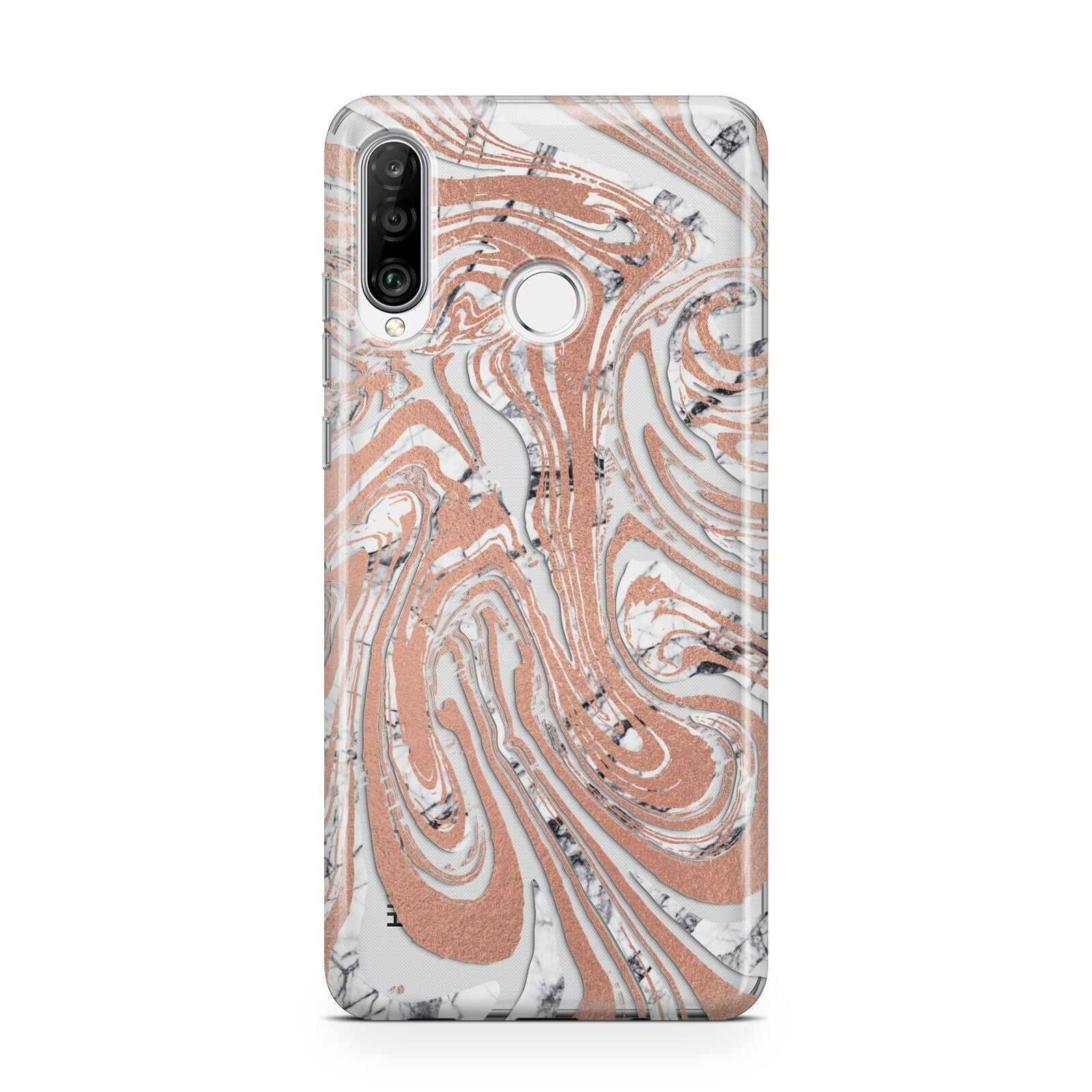 Gold And White Marble Huawei P30 Lite Phone Case