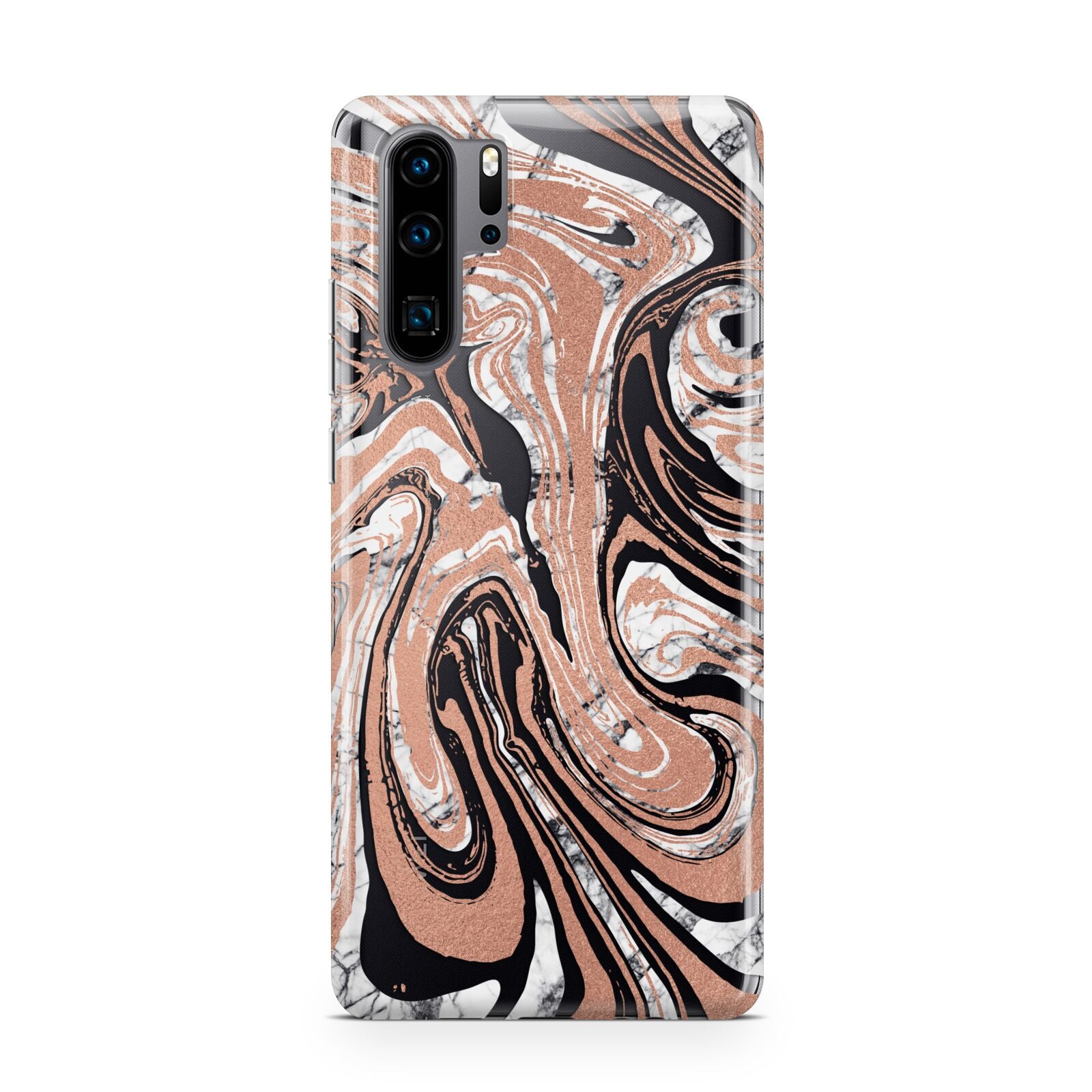 Gold And White Marble Huawei P30 Pro Phone Case