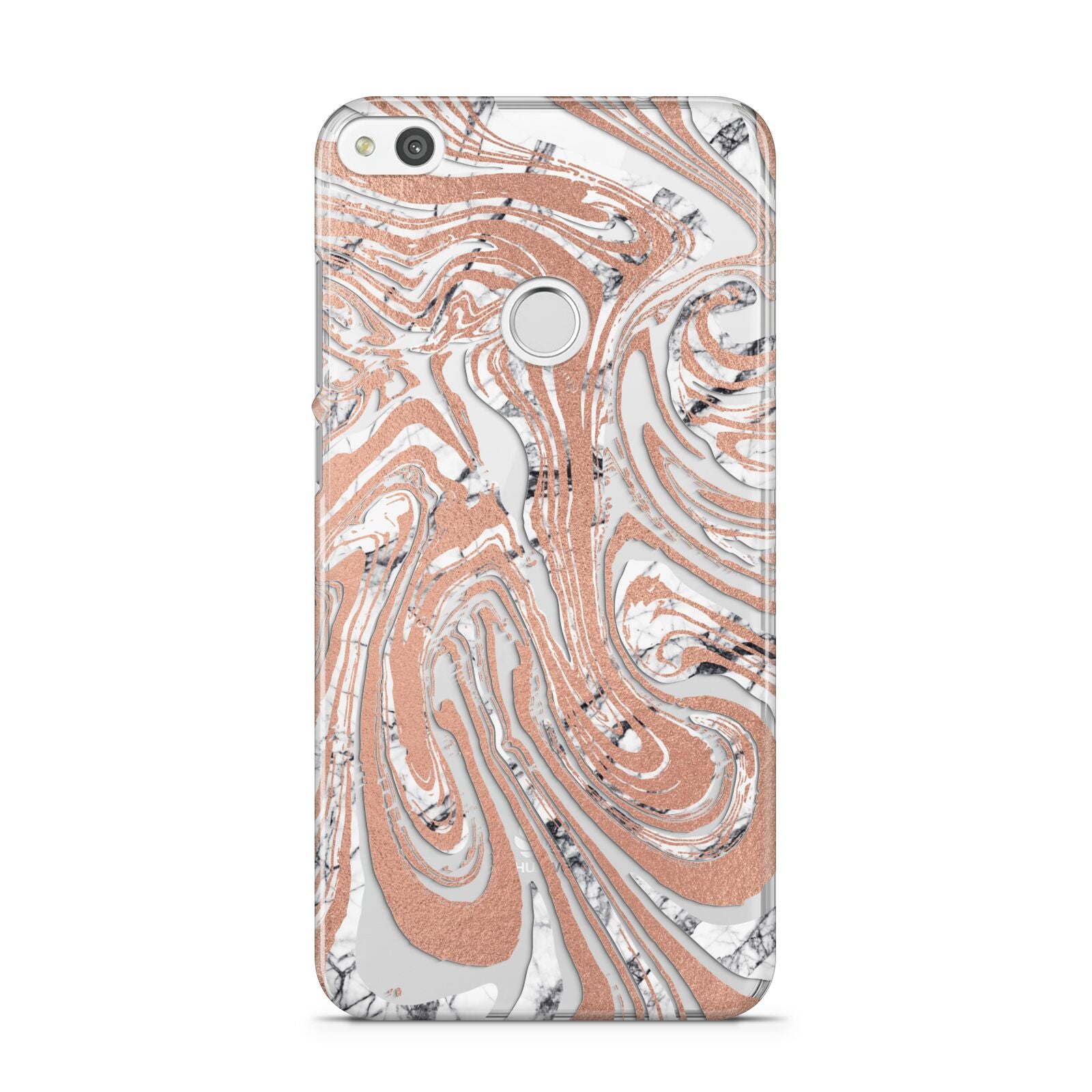 Gold And White Marble Huawei P8 Lite Case