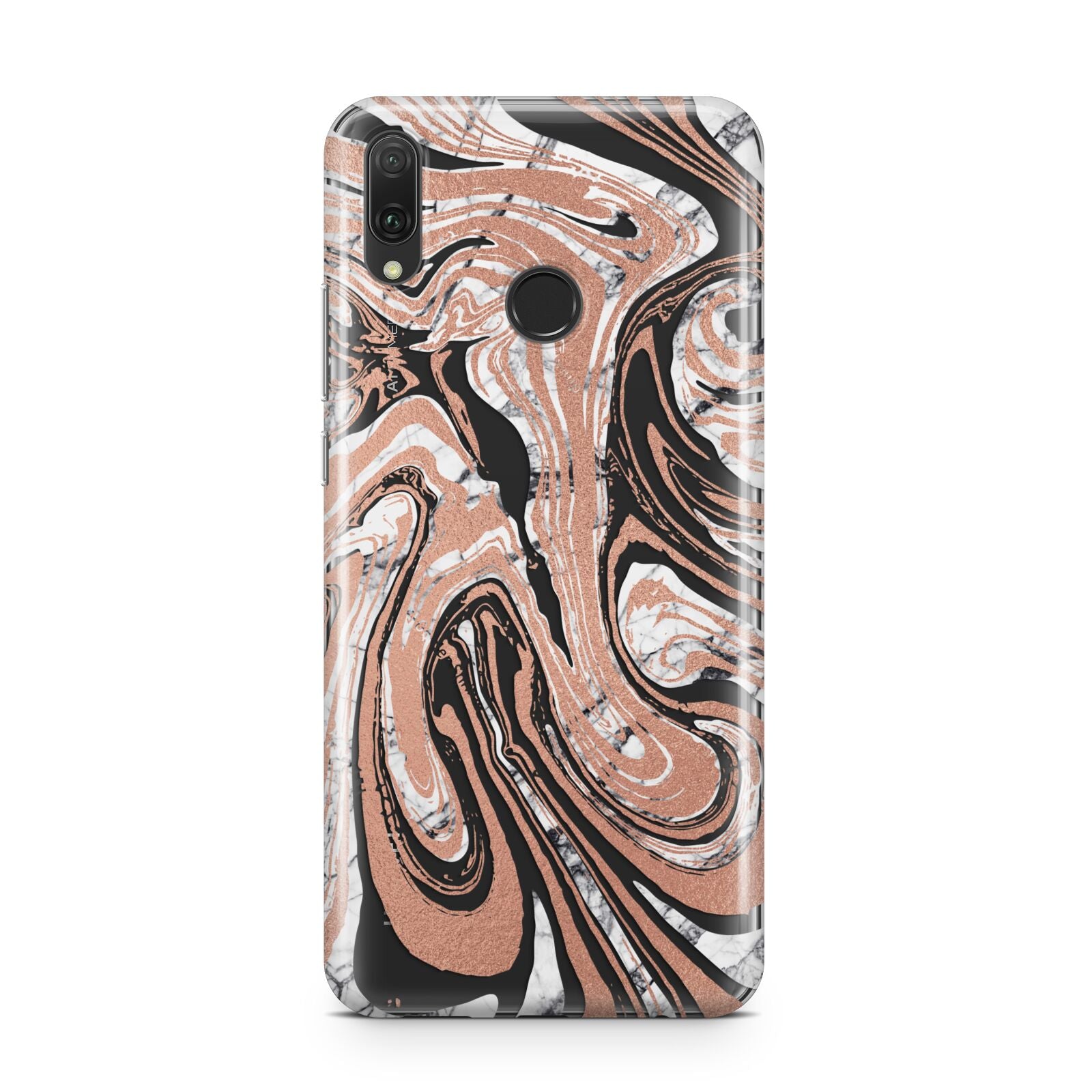 Gold And White Marble Huawei Y9 2019