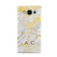 Gold Marble Initials Personalised Samsung Galaxy A5 Case