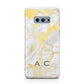 Gold Marble Initials Personalised Samsung Galaxy S10E Case