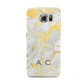 Gold Marble Initials Personalised Samsung Galaxy S6 Case
