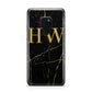 Gold Marble Monogram Personalised Huawei Mate 20 Phone Case