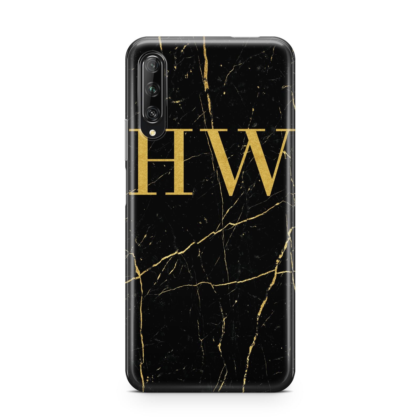 Gold Marble Monogram Personalised Huawei P Smart Pro 2019