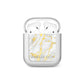 Gold Marble Name Personalised AirPods Case