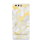 Gold Marble Name Personalised Huawei P10 Phone Case