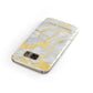 Gold Marble Name Personalised Samsung Galaxy Case Front Close Up