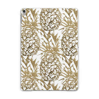 Gold Pineapple Fruit Apple iPad Silver Case