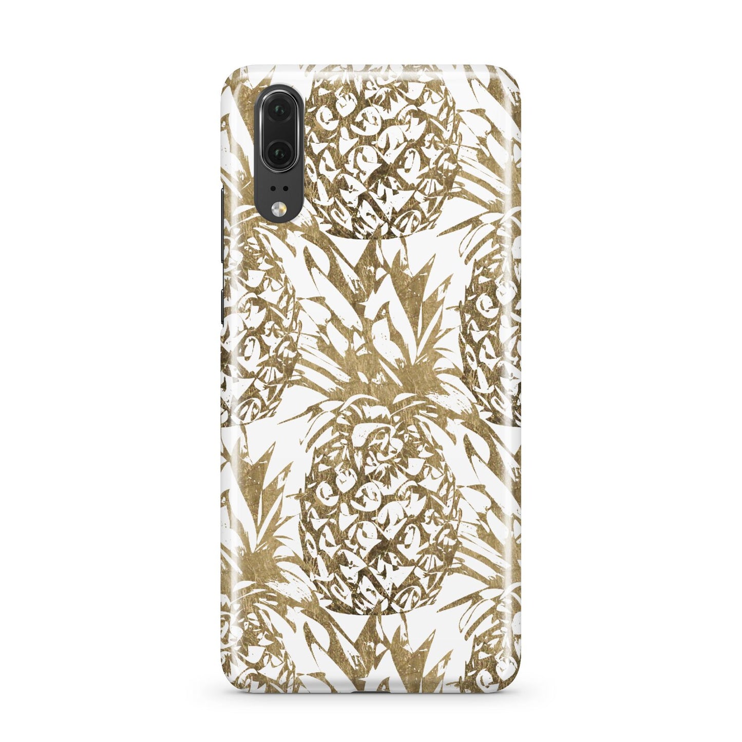 Gold Pineapple Fruit Huawei P20 Phone Case