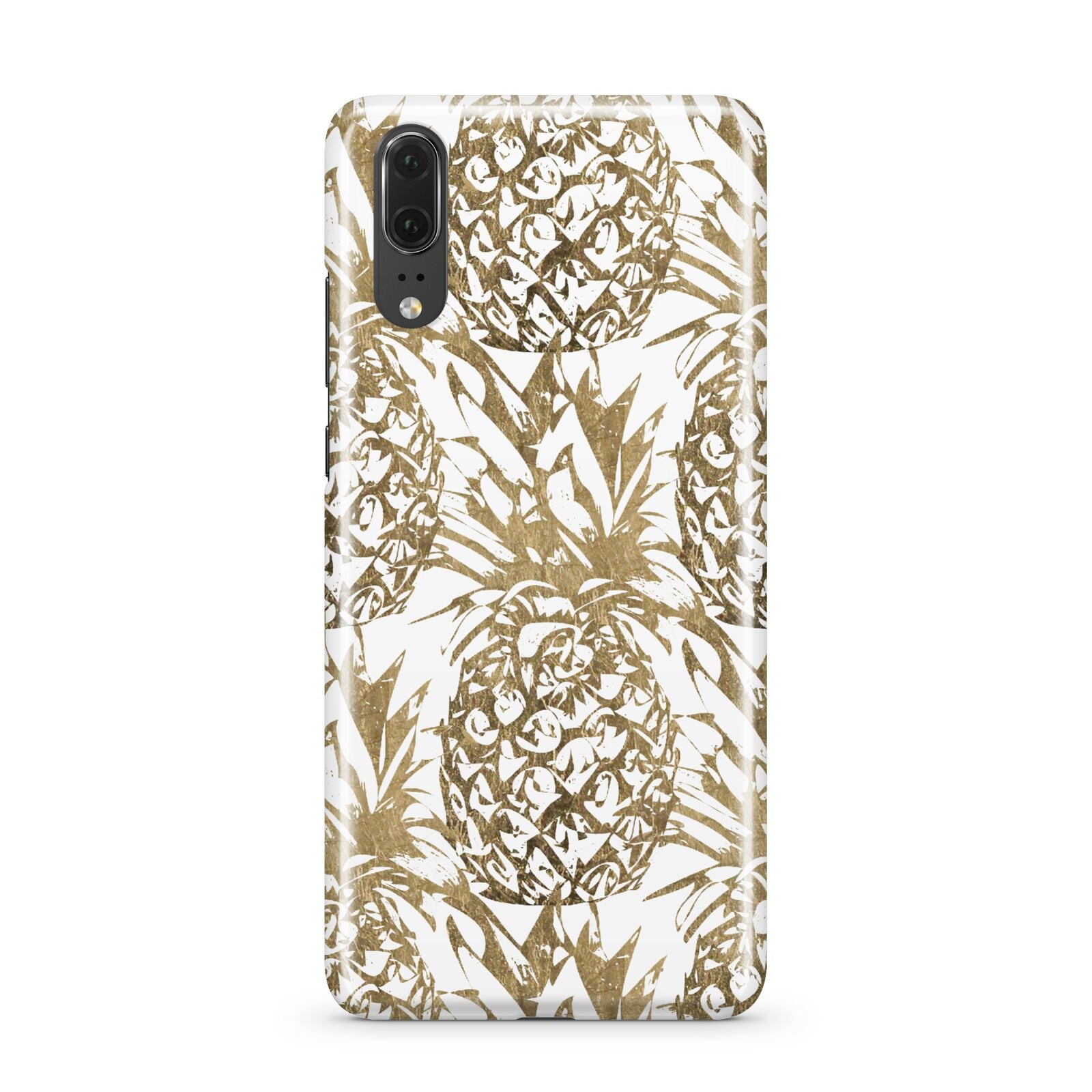 Gold Pineapple Fruit Huawei P20 Phone Case