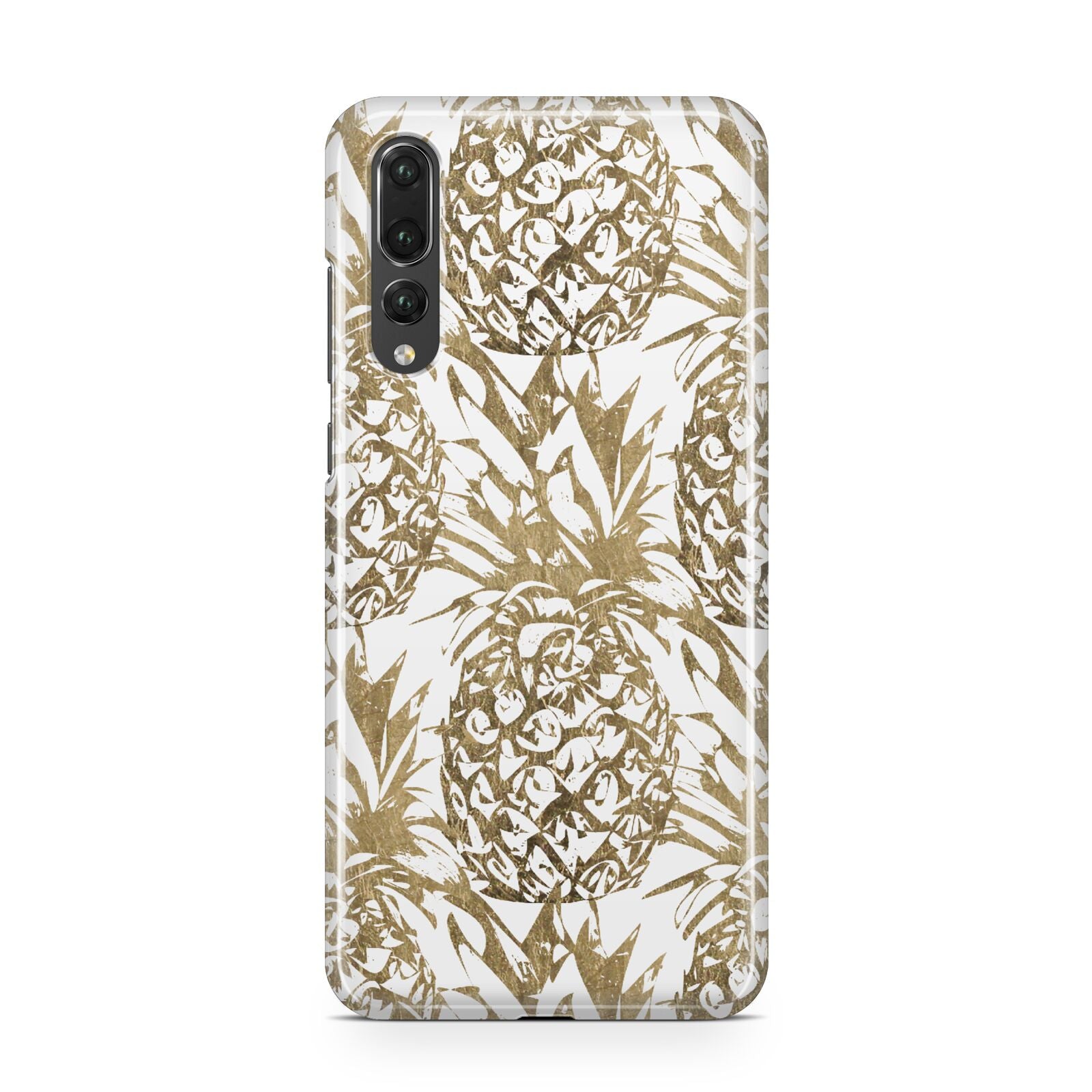 Gold Pineapple Fruit Huawei P20 Pro Phone Case