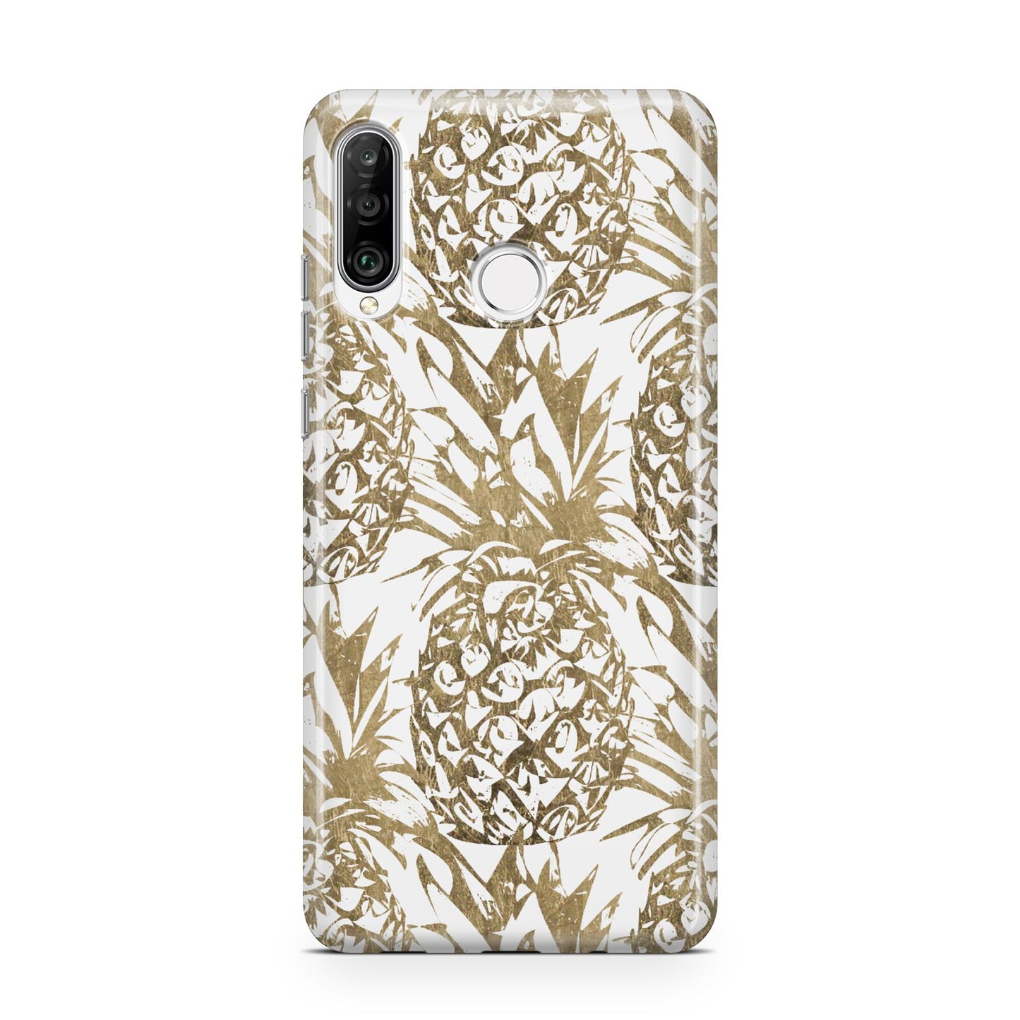 Gold Pineapple Fruit Huawei P30 Lite Phone Case