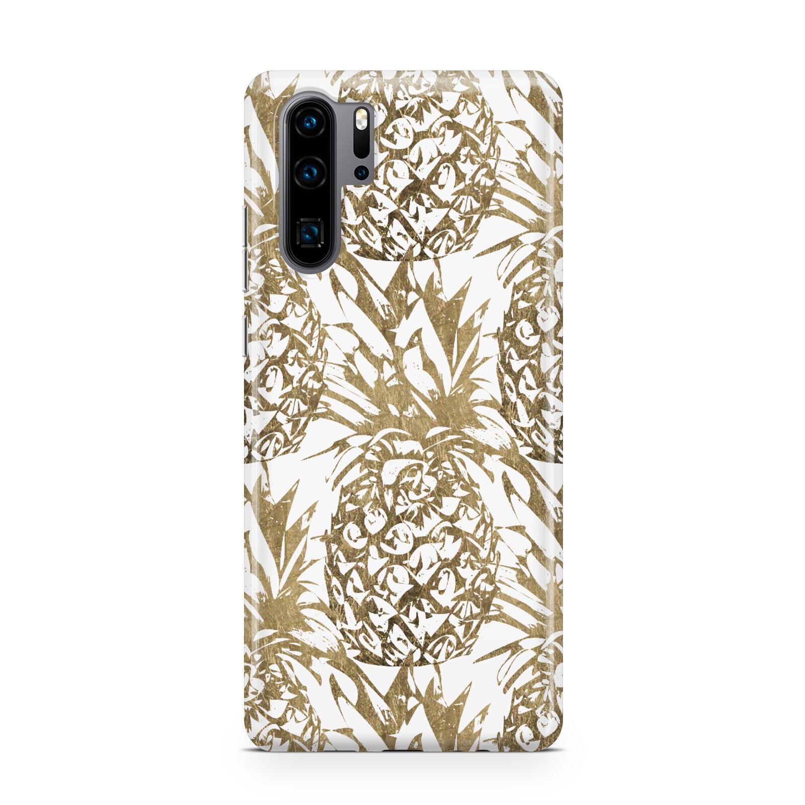 Gold Pineapple Fruit Huawei P30 Pro Phone Case