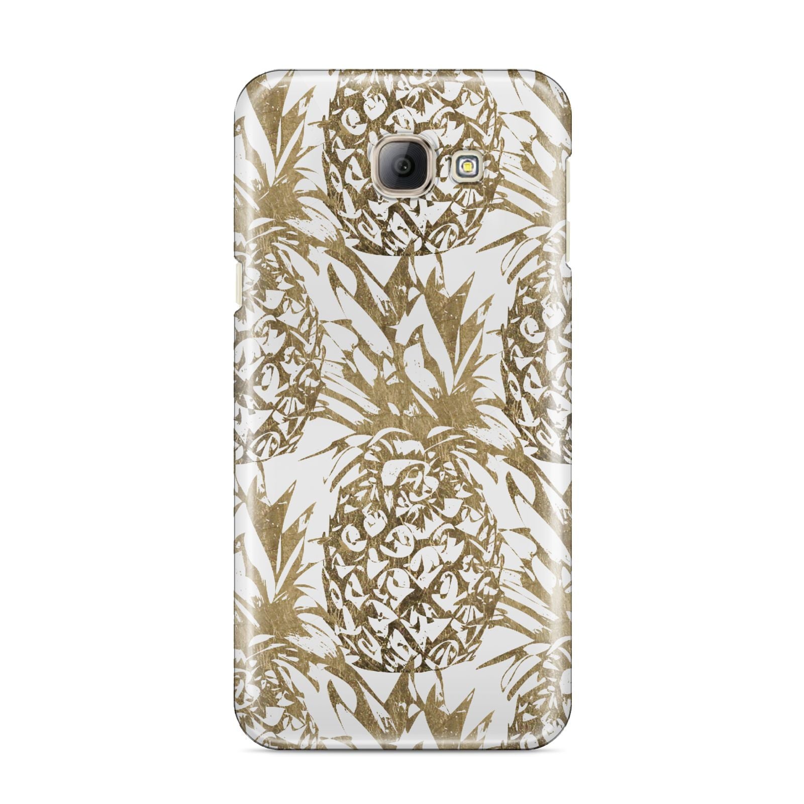 Gold Pineapple Fruit Samsung Galaxy A8 2016 Case