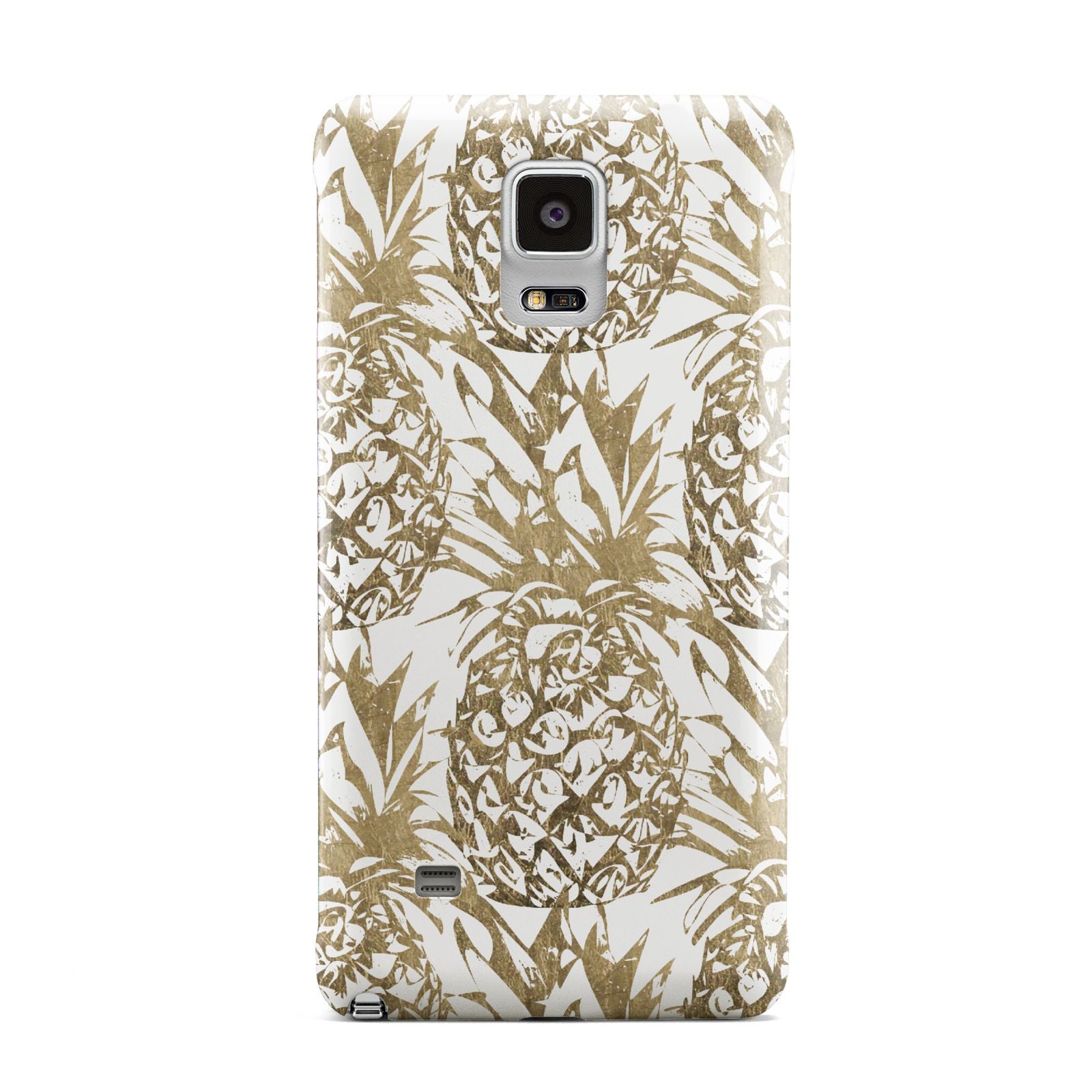 Gold Pineapple Fruit Samsung Galaxy Note 4 Case