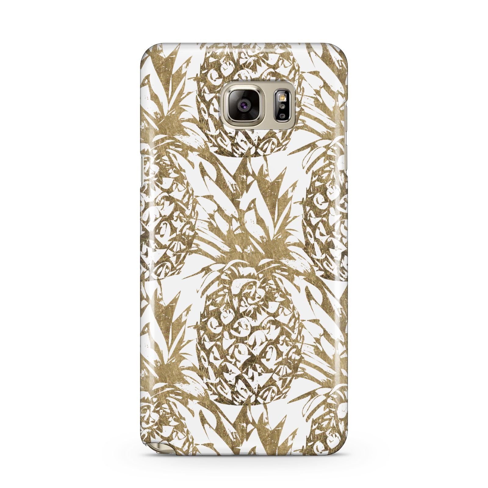 Gold Pineapple Fruit Samsung Galaxy Note 5 Case