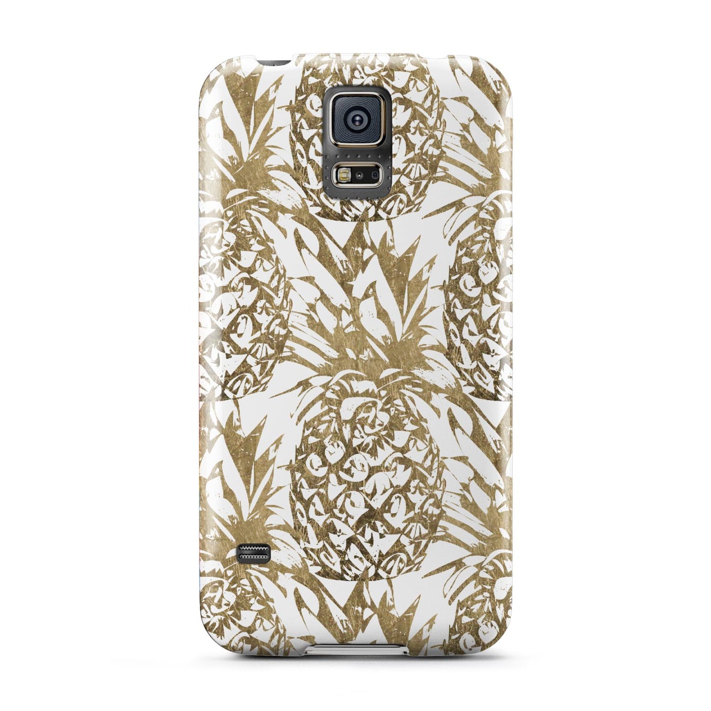 Gold Pineapple Fruit Samsung Galaxy S5 Case