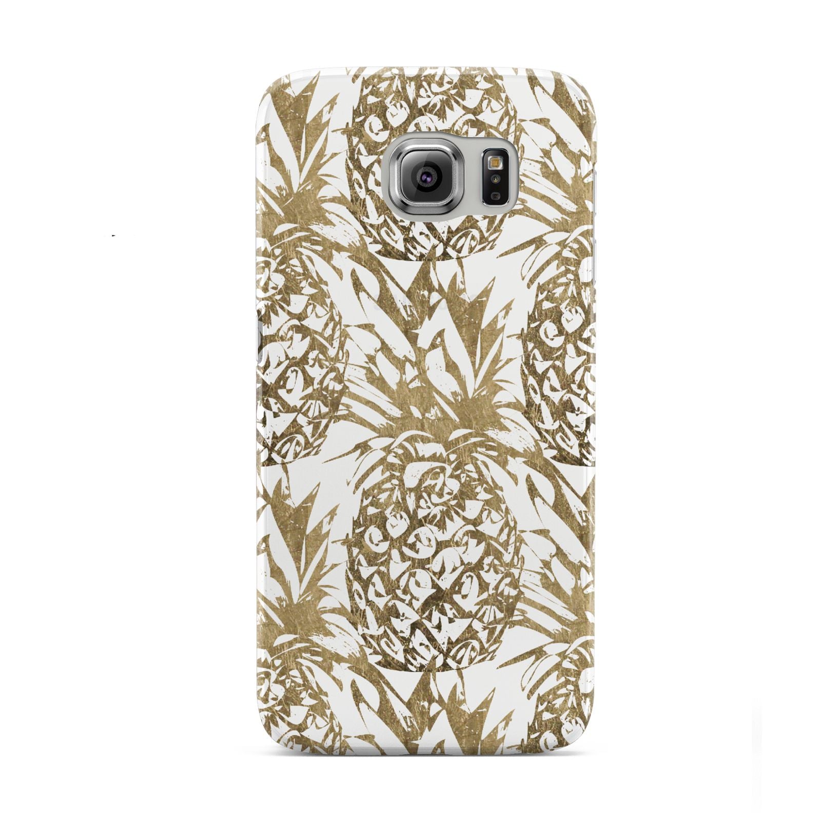 Gold Pineapple Fruit Samsung Galaxy S6 Case
