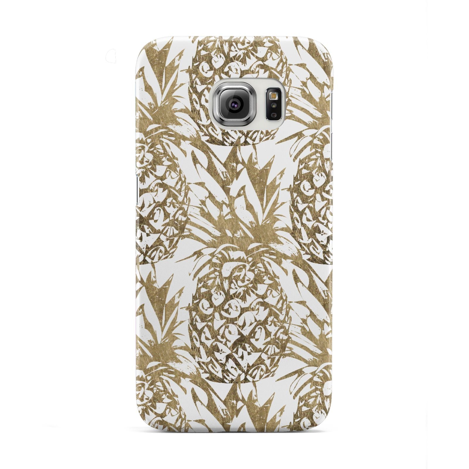 Gold Pineapple Fruit Samsung Galaxy S6 Edge Case