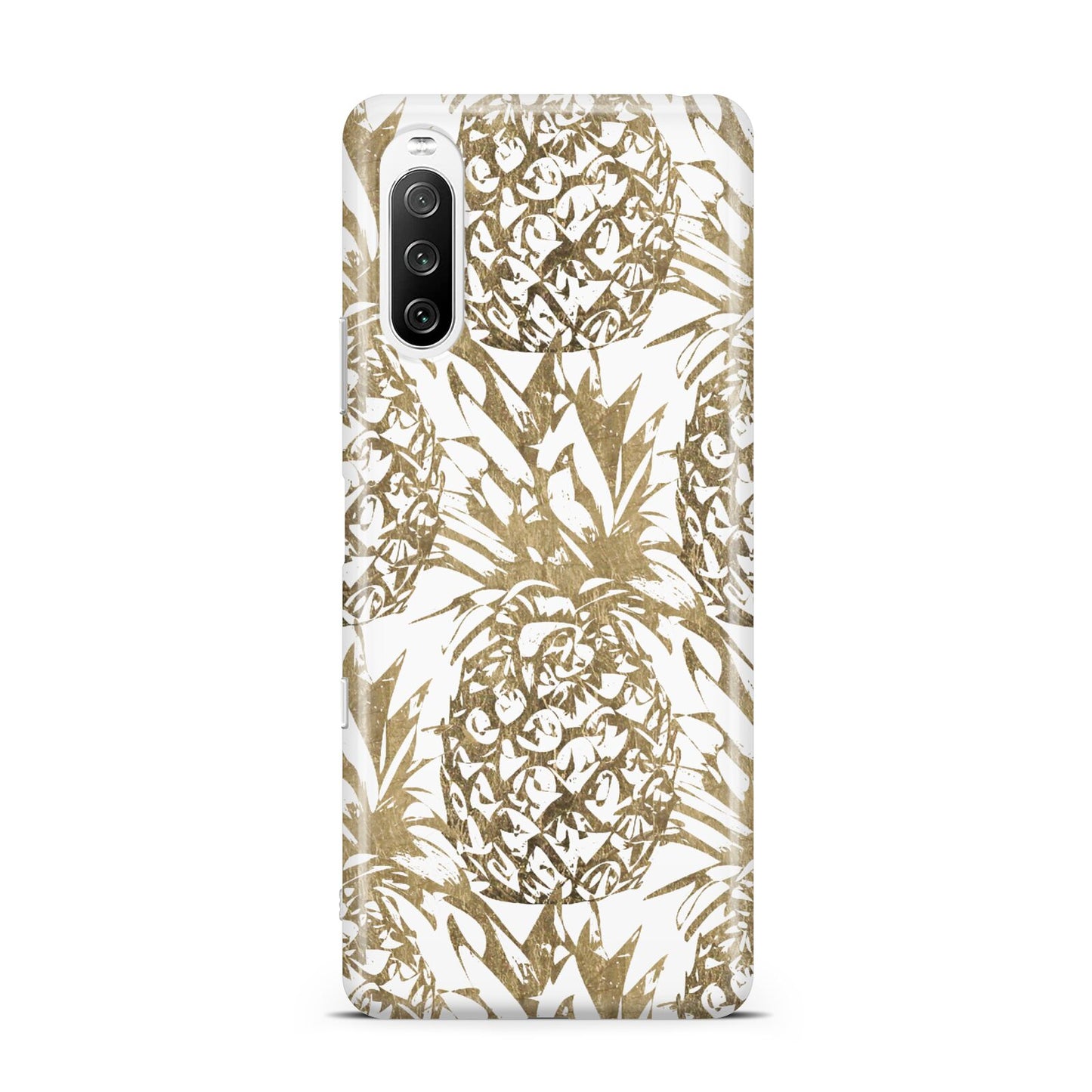 Gold Pineapple Fruit Sony Xperia 10 III Case