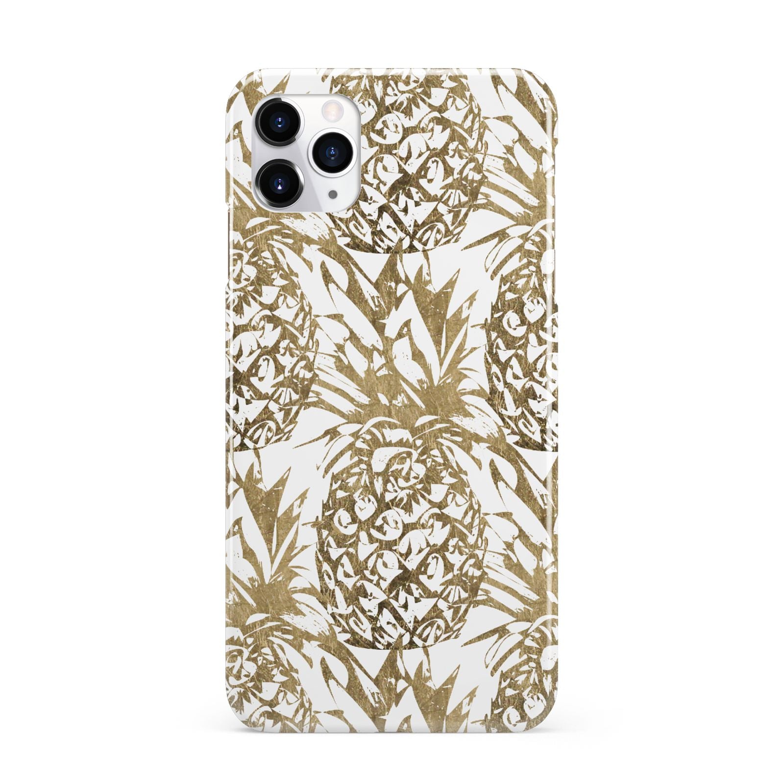 Gold Pineapple Fruit iPhone 11 Pro Max 3D Snap Case