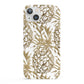 Gold Pineapple Fruit iPhone 13 Full Wrap 3D Snap Case