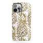 Gold Pineapple Fruit iPhone 13 Pro Max Full Wrap 3D Tough Case