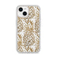 Gold Pineapple Fruit iPhone 14 Glitter Tough Case Starlight