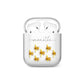 Golden Bees Personalised Name AirPods Case