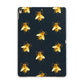 Golden Bees with Navy Background Apple iPad Gold Case