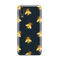 Golden Bees with Navy Background Huawei P20 Phone Case