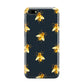 Golden Bees with Navy Background Huawei Y5 Prime 2018 Phone Case