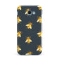 Golden Bees with Navy Background Samsung Galaxy A7 2017 Case