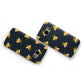 Golden Bees with Navy Background Samsung Galaxy Case Flat Overview