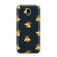Golden Bees with Navy Background Samsung J5 2017 Case