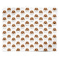 Golden Dox Icon with Name Personalised Wrapping Paper Alternative