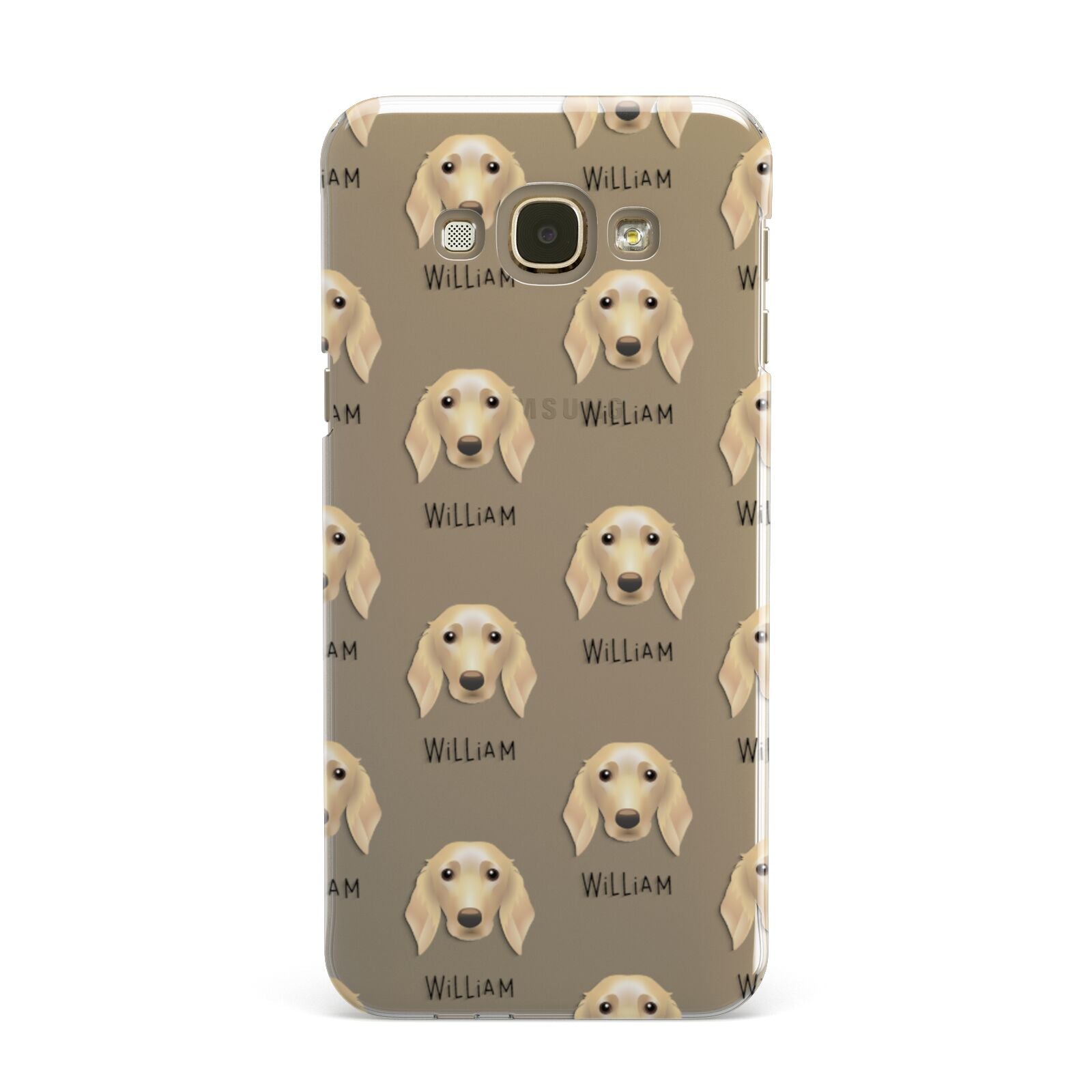 Golden Dox Icon with Name Samsung Galaxy A8 Case