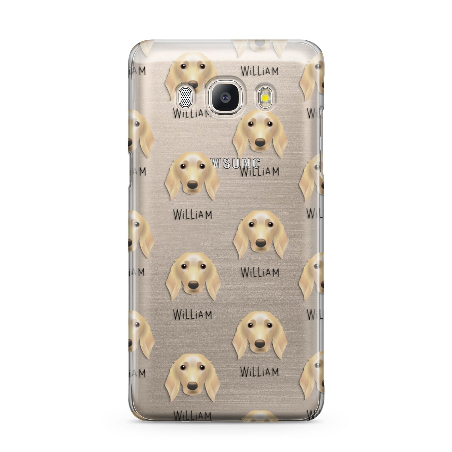 Golden Dox Icon with Name Samsung Galaxy J5 2016 Case