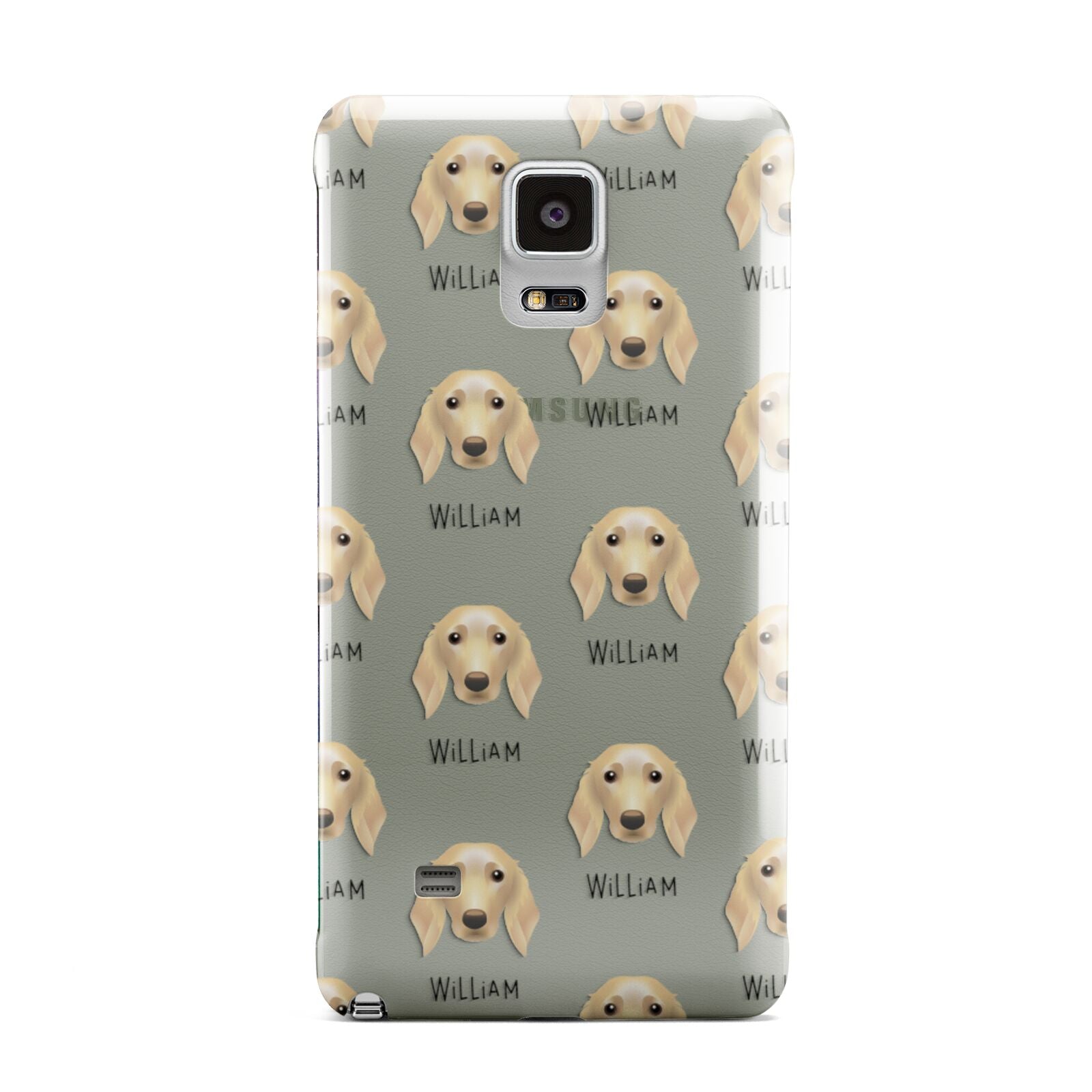 Golden Dox Icon with Name Samsung Galaxy Note 4 Case