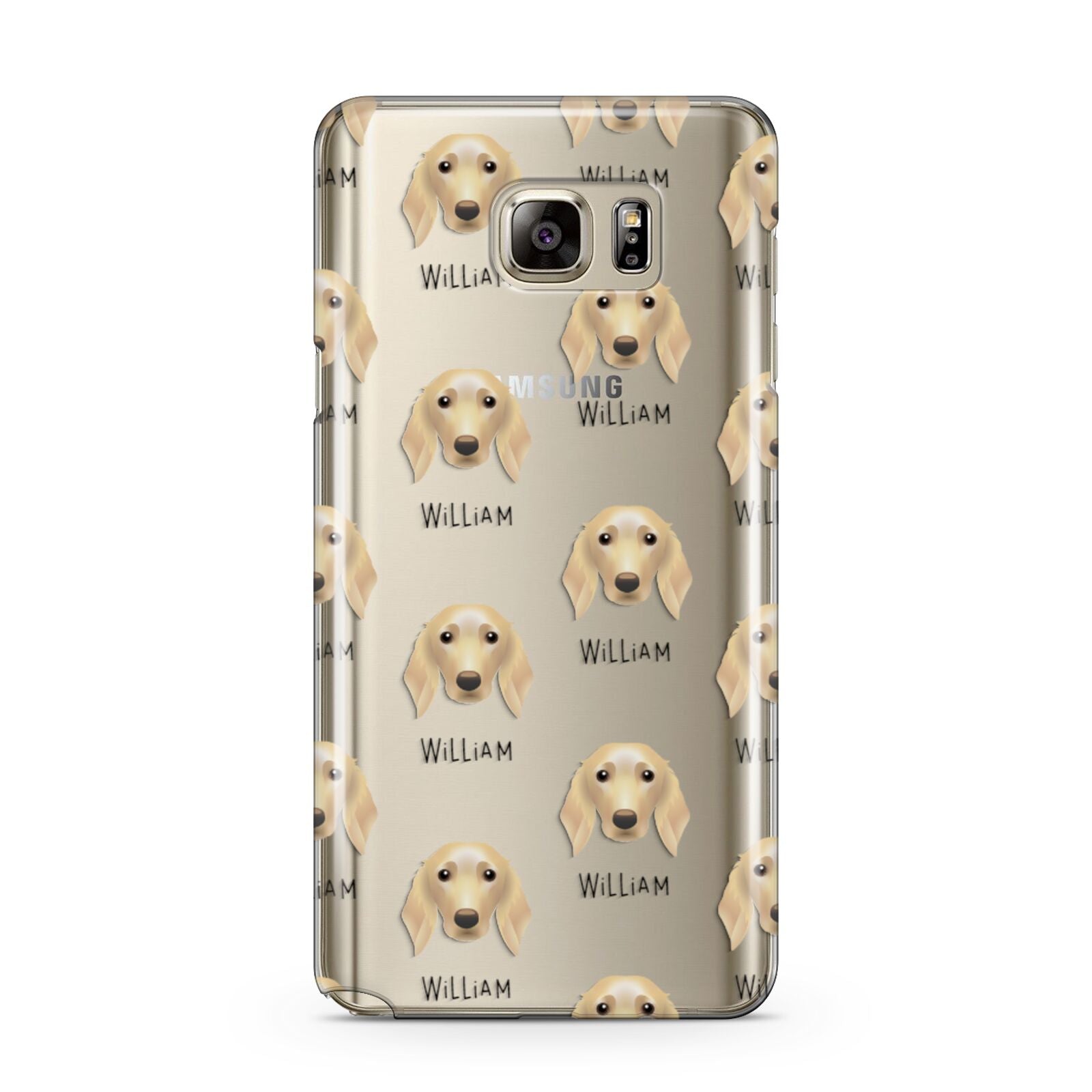 Golden Dox Icon with Name Samsung Galaxy Note 5 Case