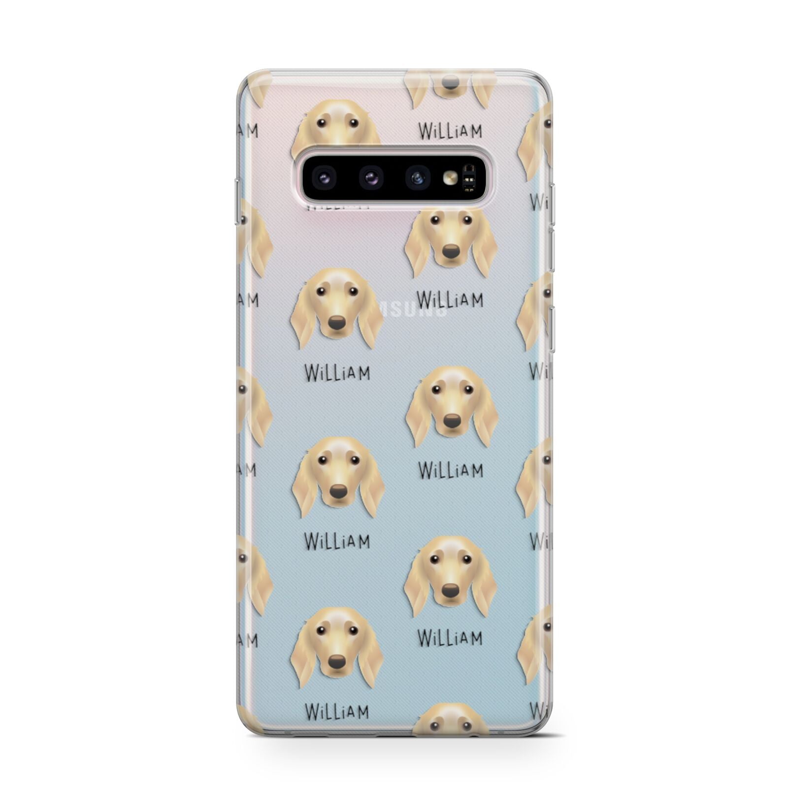 Golden Dox Icon with Name Samsung Galaxy S10 Case