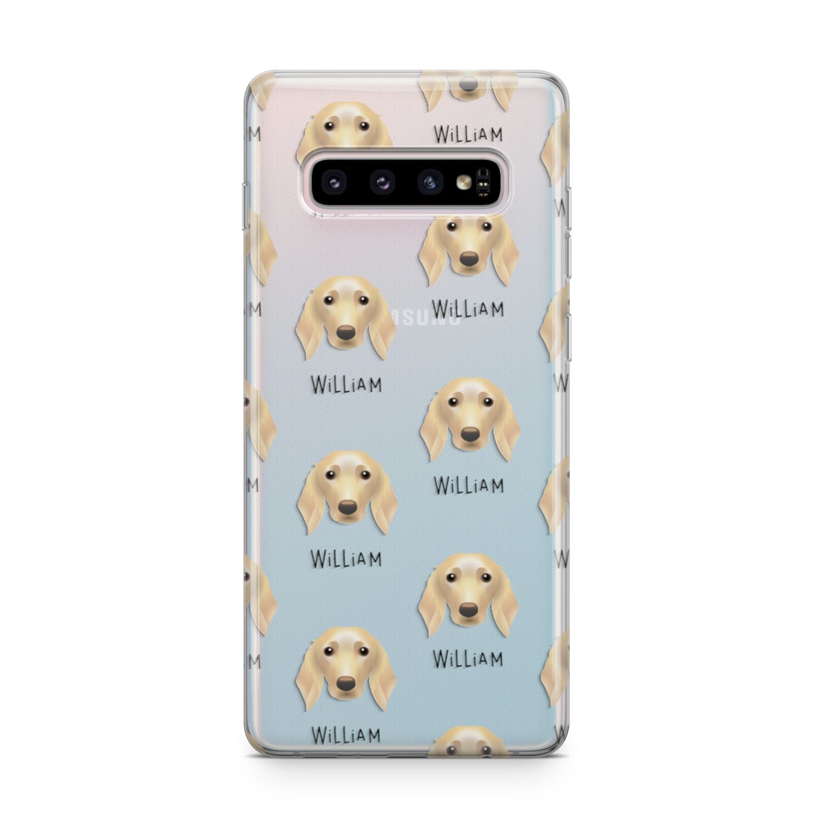Golden Dox Icon with Name Samsung Galaxy S10 Plus Case