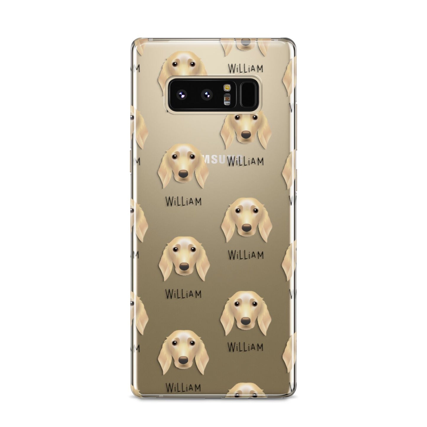 Golden Dox Icon with Name Samsung Galaxy S8 Case