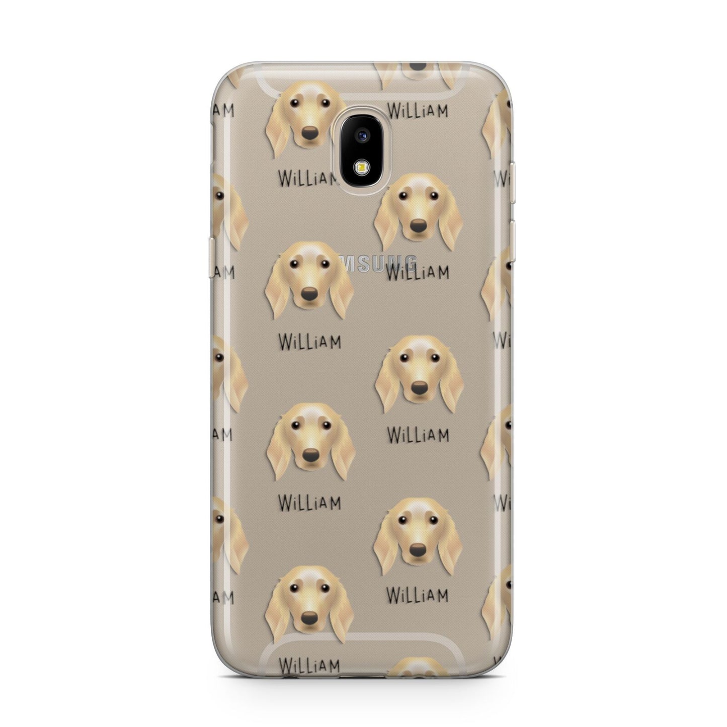 Golden Dox Icon with Name Samsung J5 2017 Case