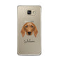 Golden Dox Personalised Samsung Galaxy A5 2016 Case on gold phone
